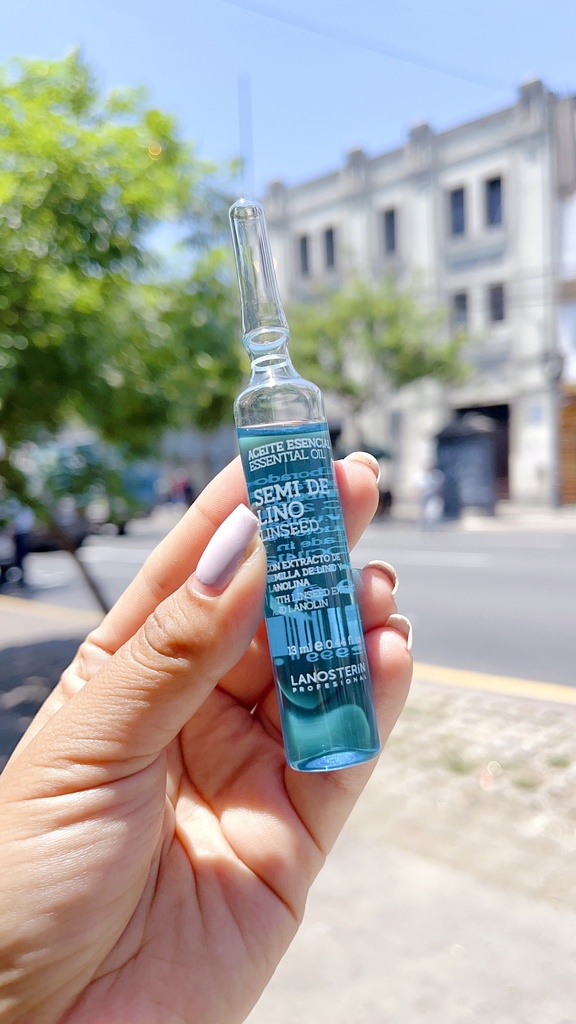 Ampolla Azul Semi de Lino - Lanosterin 