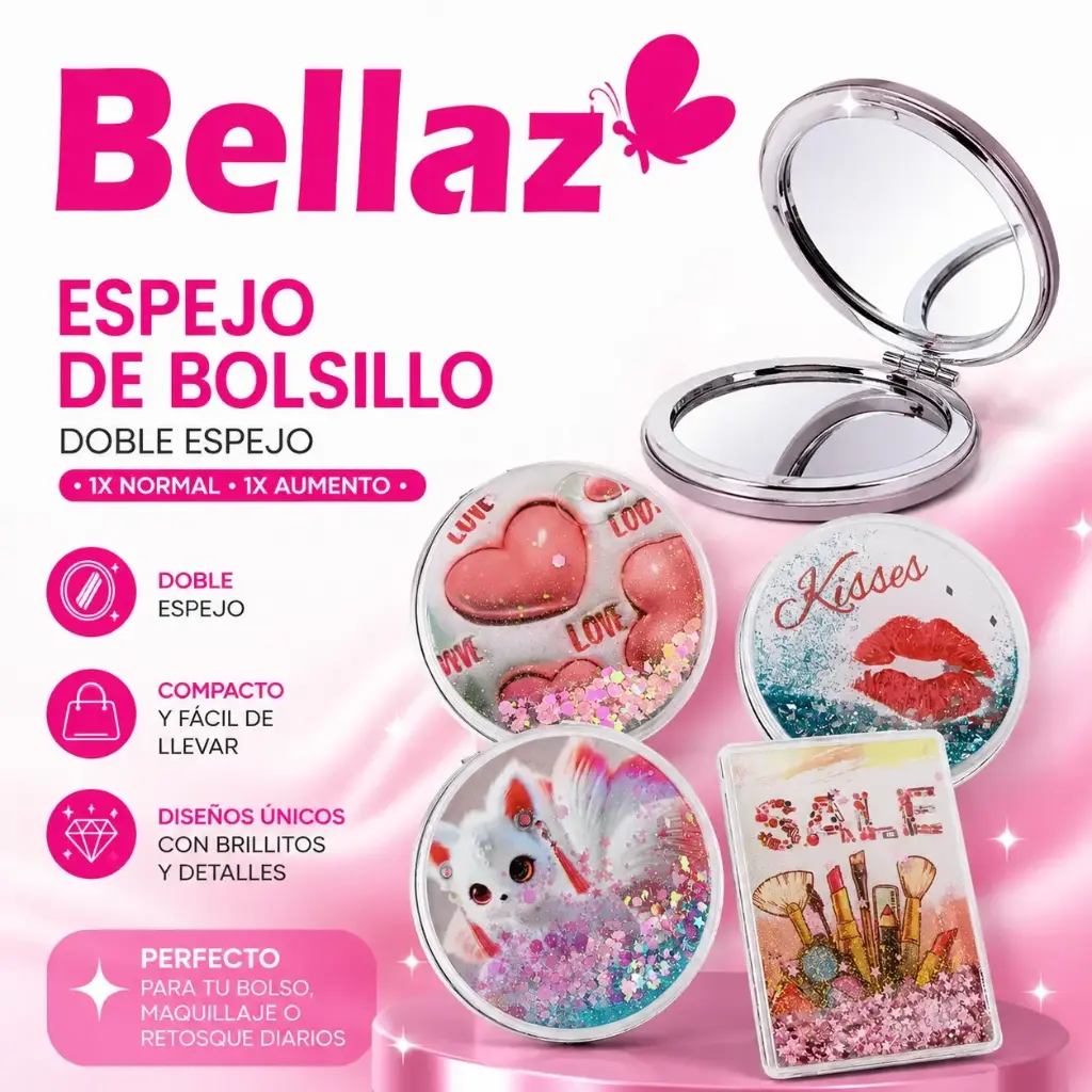 Espejo dúo cartera Mix bellaz