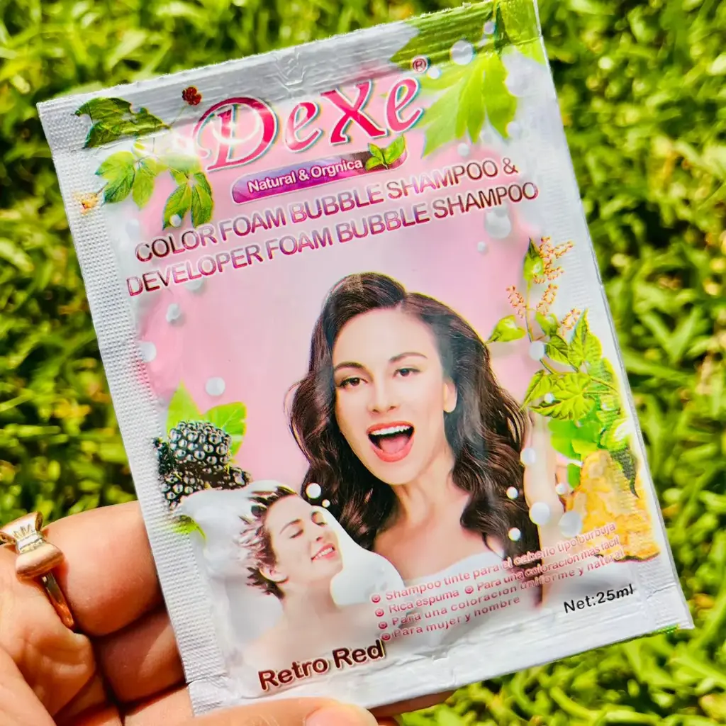 Shampoo canas retro red