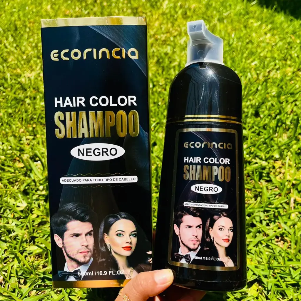Shampoo tinte negro frasco 500 ML EC24013-1