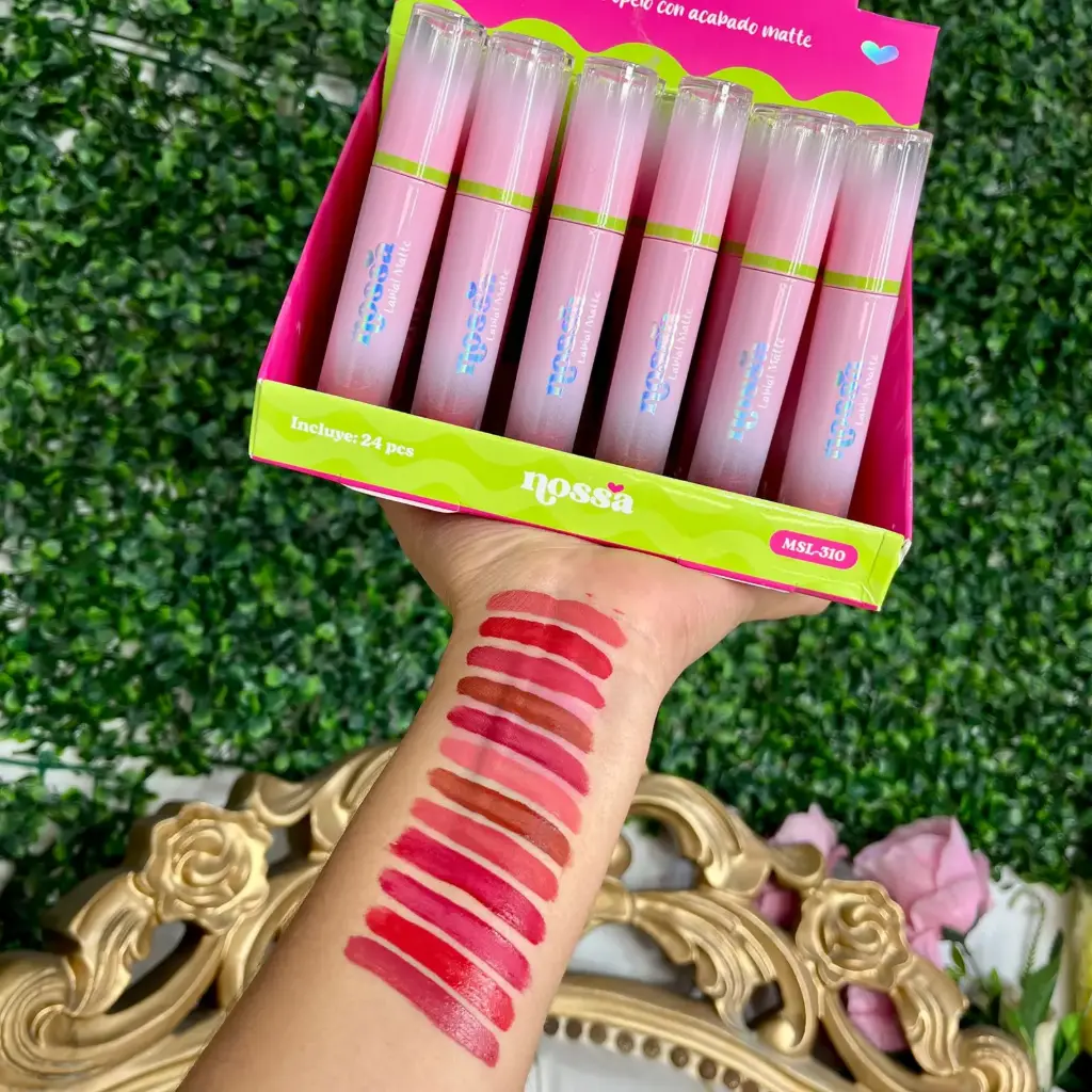 Labial matte terciopelo corazón - Noss MSL310