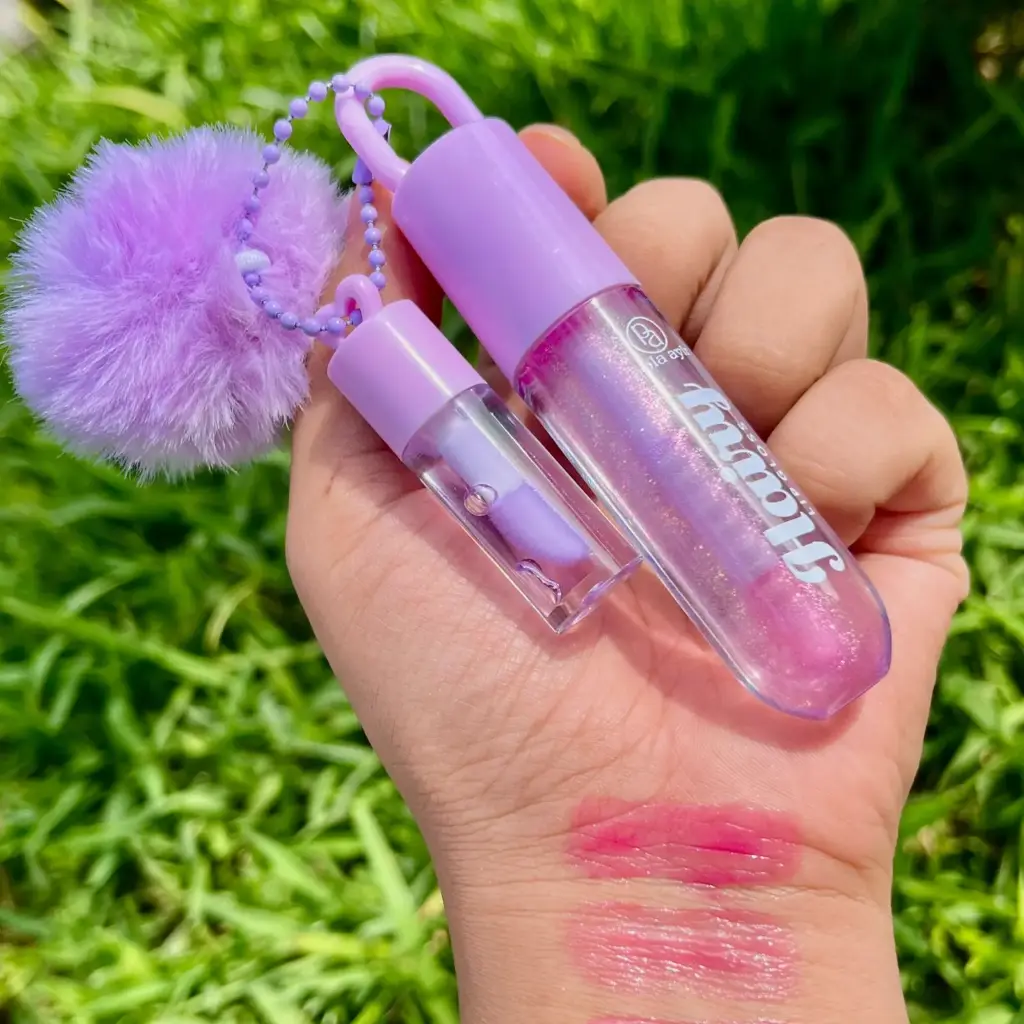 Lip gloss Ph Hairy POM POM  + mini - PolA LC8296