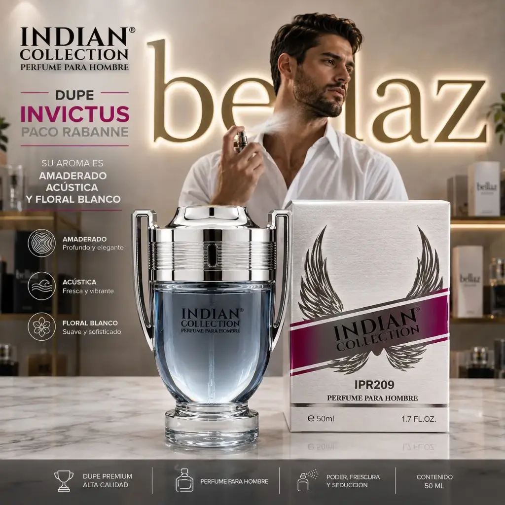 Perfume caballero Invictus Paco Rabanne 50ML - IPR209
