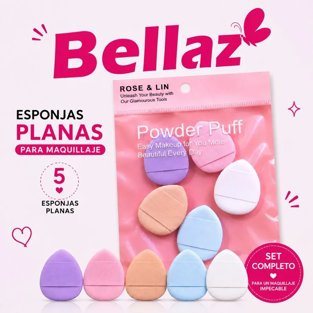 Esponja plana x5- 269801