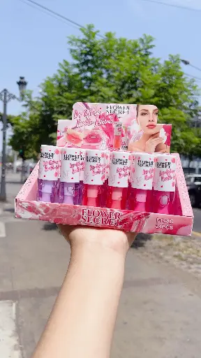 Lip Gloss brillo labial manzana- Flower  F158B