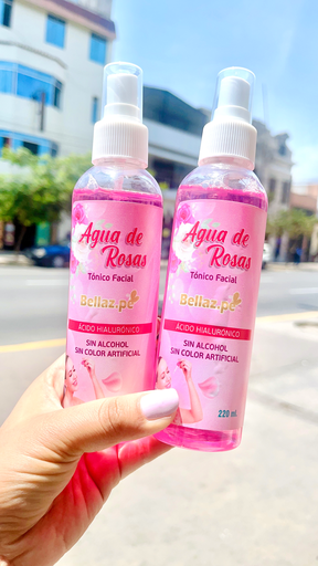 Agua rosas grande Bellaz 220 ML 