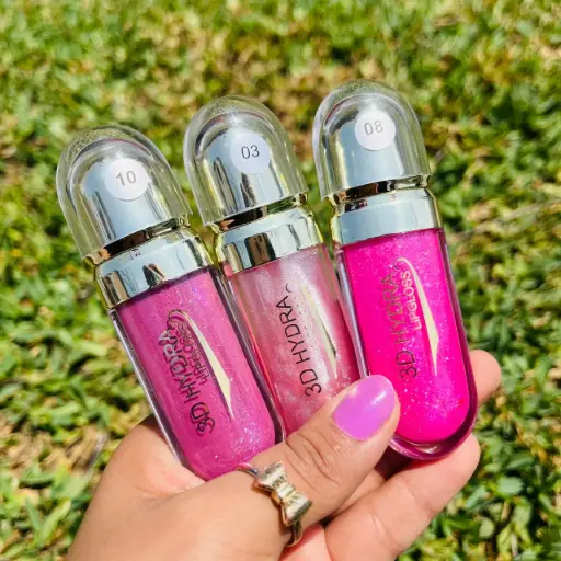 3D Lipgloss Milano Levres tapa plateada - E.B 7268E