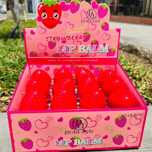 Balsamo de fresa Happy - LB8010 PolaBe