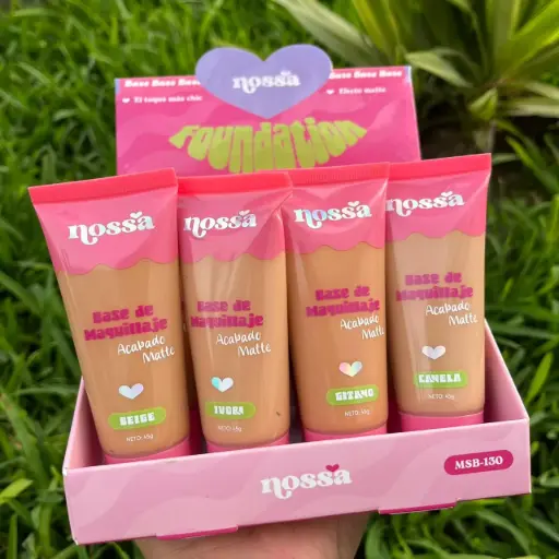 Base Matte Rosa Corazón - Nossa MSB130