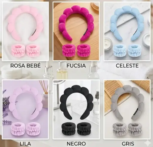 Vincha skincare + muñequera - M1066